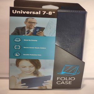 NEW Folio Tablet Case Dark Blue NWT